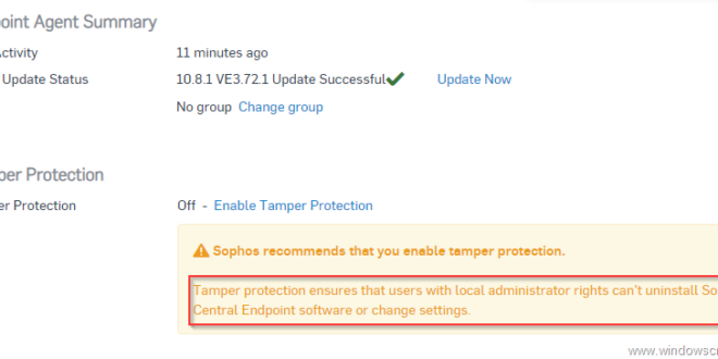how to uninstall sophos endpoint agent from pc